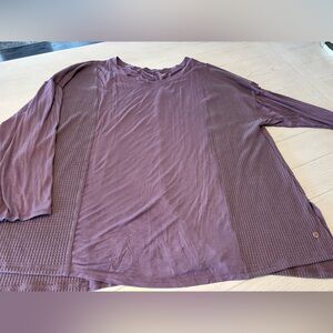 Livi for Lane Bryant 26/28 purple long sleeve tshirt